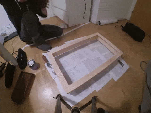 Smartmirror - Painting the frame